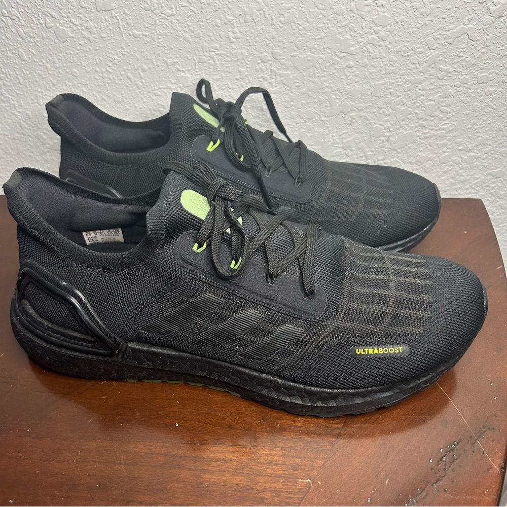 Men's Adidas UltraBoost Summer.RDY Running Black / Signal Green